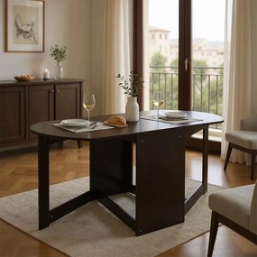 Τραπέζι Nadine πολυμορφικό-επεκτεινόμενο wenge 160x80x76.5εκ 160x80x76.5 εκ.