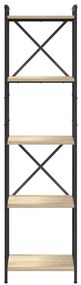 vidaXL Βιβλιοθήκη Sonoma Δρυς 40 x 30 x 153 εκ Επεξεργασμένο ξύλο