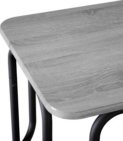 vidaXL Τραπεζάκι σαλονιού Γκρι Sonoma 100 x 50 x 45 cm
