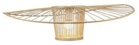 Κρεμαστό Φωτιστικό Οροφής E27 Rattan Φυσικό 124-01336-04 Luma Lighting-124-01336-04-Μπεζ 124-01336-04