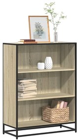 vidaXL Βιβλιοθήκη Χρώμα Sonoma Δρυς 80,5x35x107,5 εκ. Μοριοσανίδα