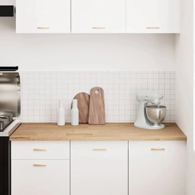 vidaXL πάγκος εργασίας κουζίνας 140x63,5x2,7 εκ. στερεό δρυς ορθογώνιο