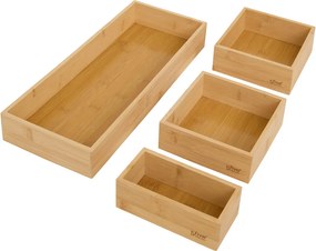 Θήκες Οργάνωσης (Σετ 4τμχ) F-V Bamboo 190245