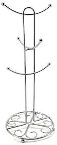 Βάση Για Κούπες XN00012009 38cm Silver Max Home Μέταλλο