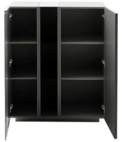 Ψηλός Μπουφές Σκούρο Γκρι 96x42x115 cm