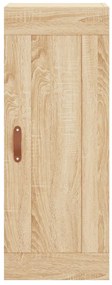 vidaXL Μπουφές Sonoma δρυς 34,5 x 34 x 180 εκ. από Επεξεργασμένο Ξύλο