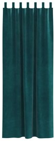 vidaXL Κουρτίνες 2 pcs Σκούρο πράσινο 140 x 225 cm Βελούδο