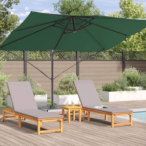 vidaXL Πράσινη Ομπρέλα Cantilever Πράσινη