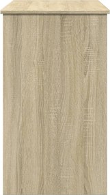 vidaXL Μπουντουάρ με Καθρέφτη Sonoma Δρυς 100x45x76 εκ.