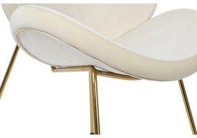 Καρέκλα DKD Home Decor Χρυσό Μπεζ 63 x 57 x 73 cm