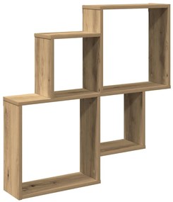 Ράφι τοίχου Artisan Oak 80x15x78,5 cm Κατασκευασμένο ξύλο - Καφέ