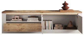 Έπιπλο Τηλεόρασης Ανθρακί Οξειδωμένο 121x43x57