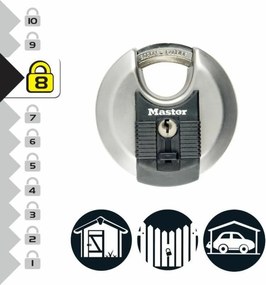 Κλείδωμα πλήκτρων Master Lock M40EURT (x2)