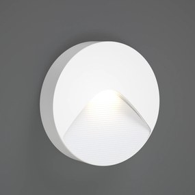Φωτιστικό τοίχου Horseshoe LED 2W 3CCT Outdoor Wall Lamp White D:12.8cmx3cm (80201920)