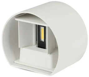 LED επιτοίχιο φωτιστικό 5W στρογγυλό λευκό 4000K φυσικό λευκό 217091 VTAC 217091 Λευκό