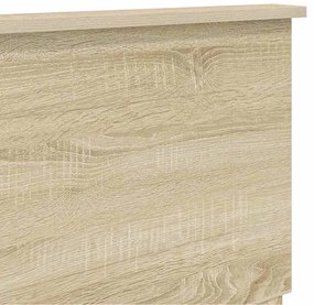 vidaXL Κεφαλάρι Δρύς Sonoma 140 cm Επεξεργασμένο ξύλο