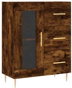 vidaXL Ντουλάπι Καπνιστή Δρυς 69,5x34x180 εκ. από Επεξεργασμένο Ξύλο