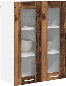 vidaXL Κρεμαστό ντουλάπι Παλιό ξύλο 60 x 31 x 80 εκ.