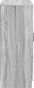 vidaXL Πλαϊνό γραφείο Γκρι Sonoma 66 x 34,5 x 87 εκ.