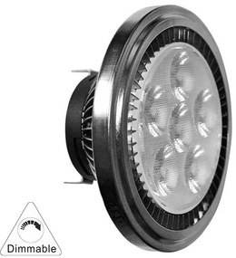 Adeleq Led Λάμπα Αλουμινίου Ar111 12W 12Vac-Dc Ντιμαριζόμενη 25ο Ψυχρό 13-11122509