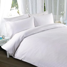 Isadore Lorraine Σεντόνι Βαμβακοσατέν 260 TC King Size 280×300 – LS2 Ρίγα Λευκό