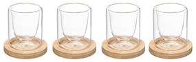 Φλυτζάνια Espresso 80ml + Σουβέρ (Σετ 8τμχ) S-D Clea 176954