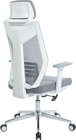 Καρέκλα γραφείου διευθυντή Commend pakoworld λευκό - γκρι