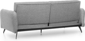 Τριθέσιος Καναπές Κρεβάτι Γκρι RON 100x190x90