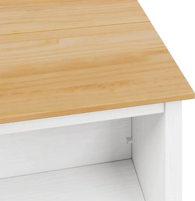 vidaXL Νησιά Κουζίνας HILL Λευκός 112 x 66 x 90 εκ Στερεό πεύκο