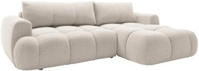 Γωνιακός καναπές Mitto-Krem-Δεξιά - 270.00Χ173.00Χ85.00cm