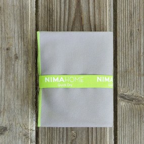 Πετσέτα Γυμναστηρίου Riva Gray Nima Γυμναστηρίου 70x140cm Microfiber