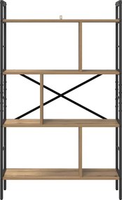 vidaXL Ράφι Βιβλίων 7 επιπέδων 75 x 30 x 123,5 εκ. Επεξεργασμένο ξύλο