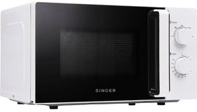 Φούρνος μικροκυμάτων Singer MW20C με χωρητικότητα 20L και ισχύ μικροκυμάτων 700W - White