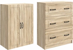 vidaXL Σέτ Ντουλαπιών 2 pcs Sonoma Δρυς 66 x 34,5 x 87 εκ.
