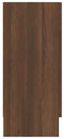 vidaXL Βιτρίνα Καφέ Δρυς 120x30,5x70 εκ. από Επεξεργασμένο Ξύλο