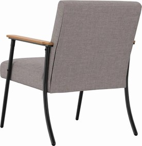 vidaXL Πολυθρόνα Taupe ύφασμα