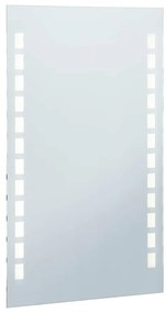 vidaXL Καθρέφτης Μπάνιου Τοίχου με LED 60 x 100 εκ.