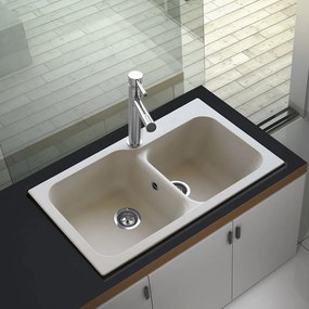 Νεροχύτης Duralit KZ200-Λευκό