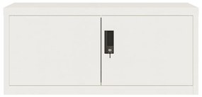vidaXL Αρχειοθήκη Λευκή 90 x 40 x 180 εκ. Ατσάλινη