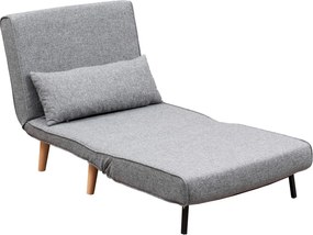 1-Seat Sofa-Bed Folde Single - Light Grey Light Grey