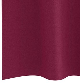 vidaXL Κουρτίνες με κουρτίνες 2 pcs Κόκκινο 225x140εκ. Πολυεστέρας