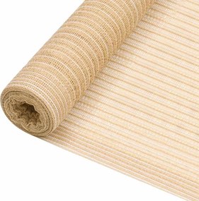 vidaXL Δίχτυ Σκίασης Μπεζ 1,5 x 10 μ. από HDPE 195 γρ./μ²