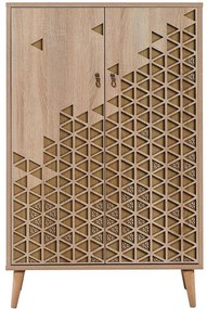 Παπουτσοθήκη - Ντουλάπι Multibox 869VEL3972 80x36x127cm Oak Cipboard,Wood