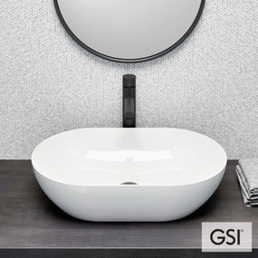 Νιπτήρας Πορσελάνης Pura 60x37 GSI White 8834-300