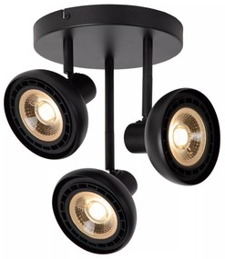 Φωτιστικό Οροφής Lucide 30997-13-30 SENSAS Μαύρο Ματ (Black Mat)