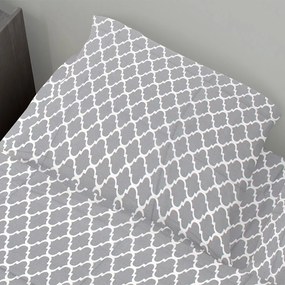 Μαξιλαροθήκη Windows 135 Grey DimCol 50Χ70 100% Cotton