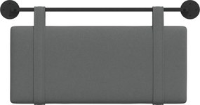 vidaXL Κρεμαστό Κεφαλάρι Σκούρο Γκρι ύφασμα