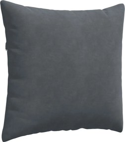 vidaXL Μαξιλάρι Καναπέ 2 pcs Σκούρο Γκρι 45 x 45 cm