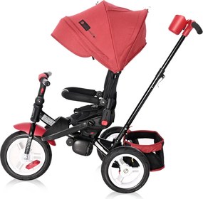 CHILDREN TRICYCLE JAGUAR AIR RED &amp; BLACK LUXE