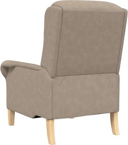 vidaXL Πολυθρόνα Taupe 76 x 94 x 102 εκ. Μικροΐνες